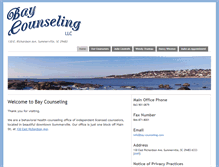 Tablet Screenshot of bay-counseling.com